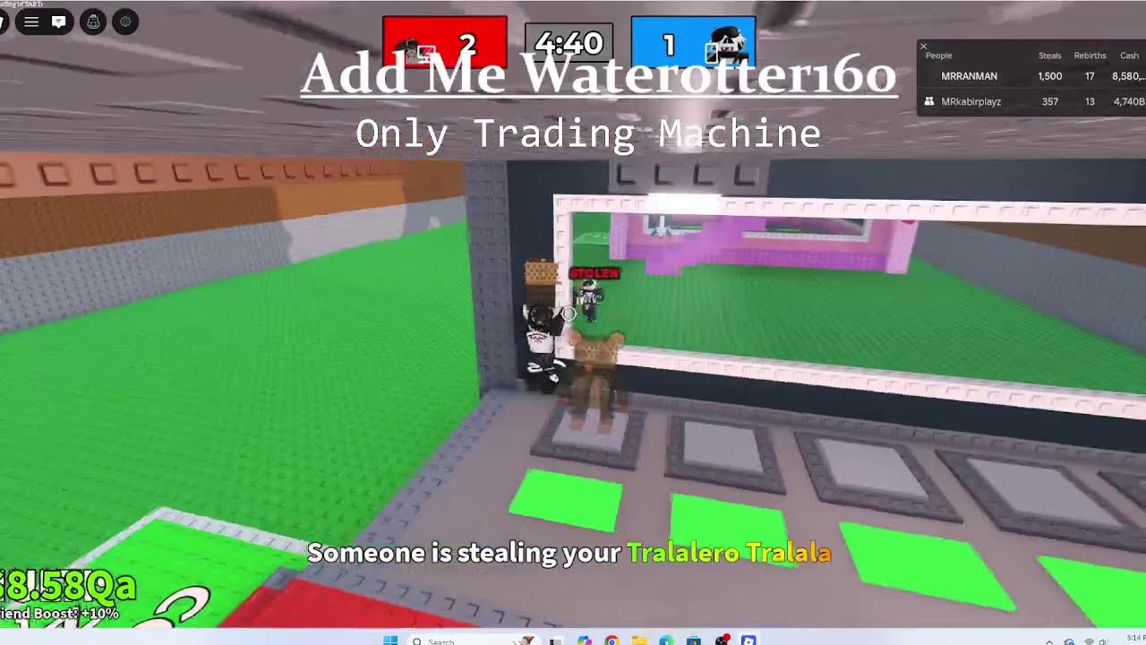 Trading In SAB 200+ Vouches and Rivals Live