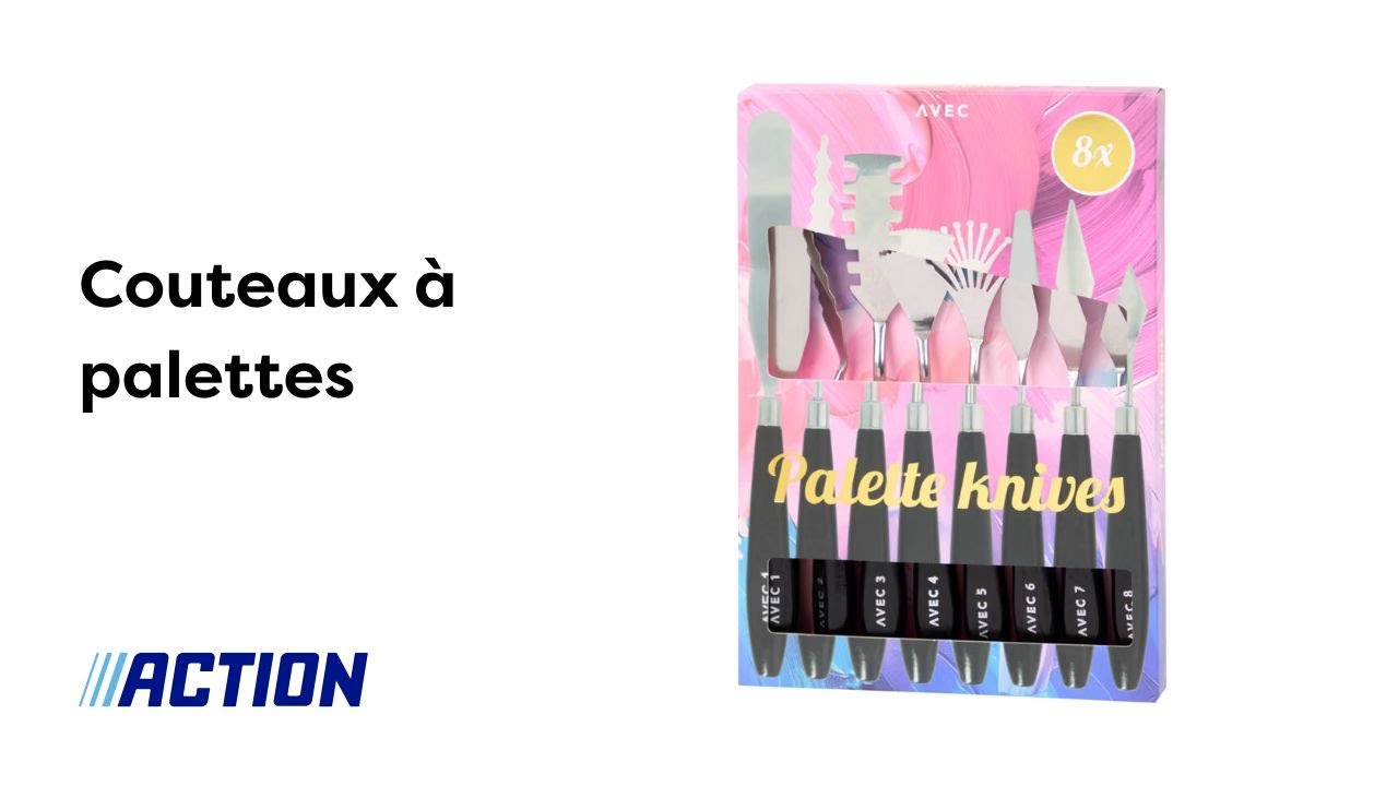 Je teste 8 couteaux à palette - Action