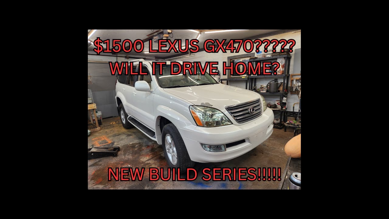 $1500 GX470?  Yes Please!!!!  Will it run and drive home?  And what are we going to do with it!!!!
