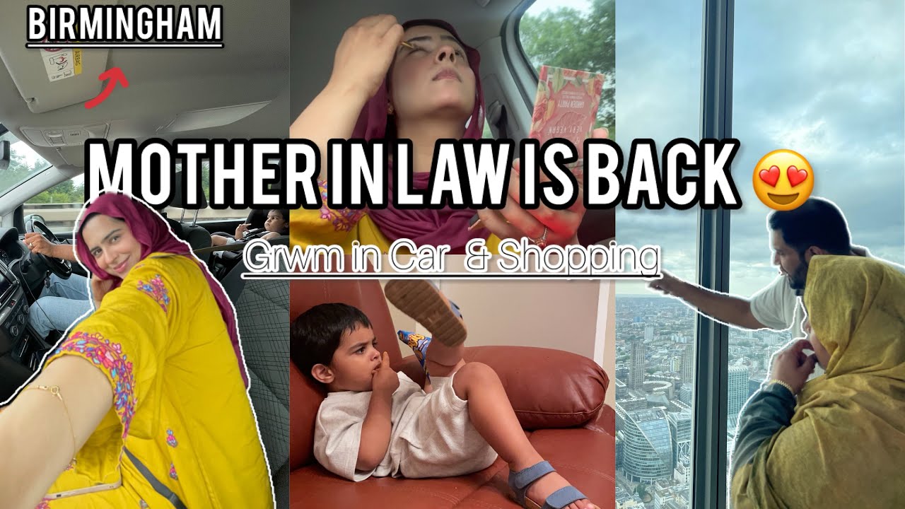 MOTHER IN LAW IS BACK!! 😍 Birmingham & Manchester In One Day 😓 | Shopping, Pizza & Grocery