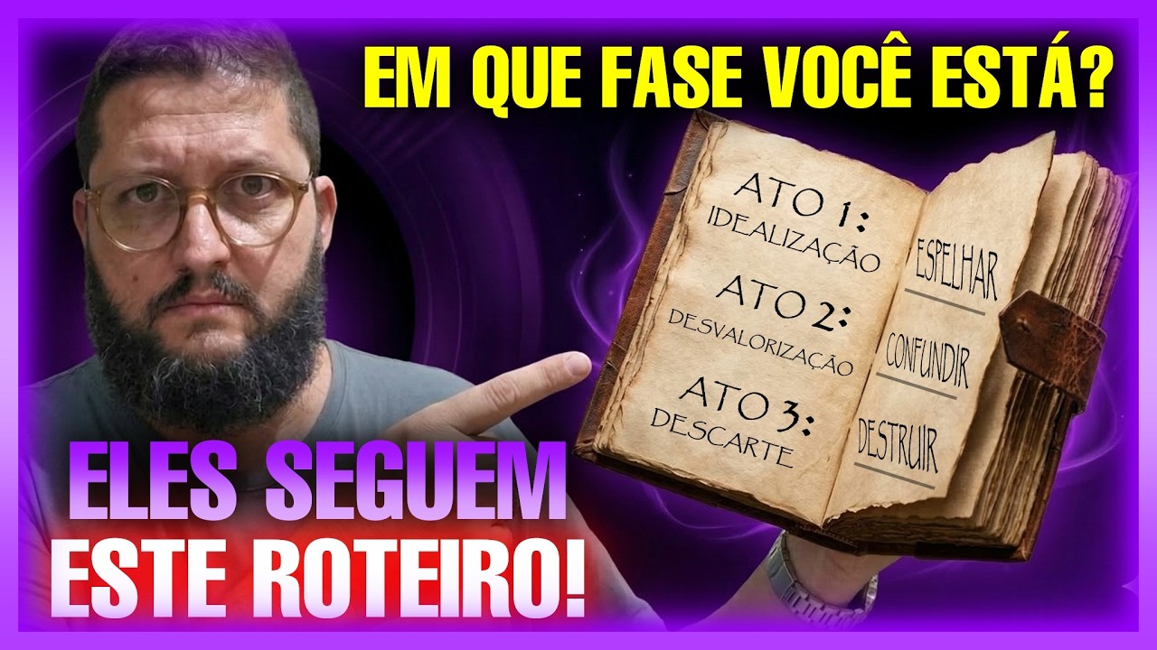 O roteiro que todo narcisista segue. E como sair antes do final.