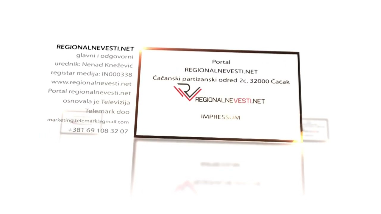 IMPRESSUM - PORTAL REGIONALNEVESTI.NET