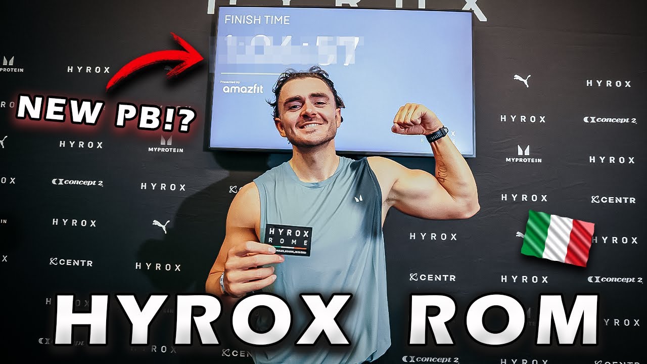Das erste Hyrox Race der Saison! 🦾 Hyrox Rom Race Vlog! 🇮🇹 