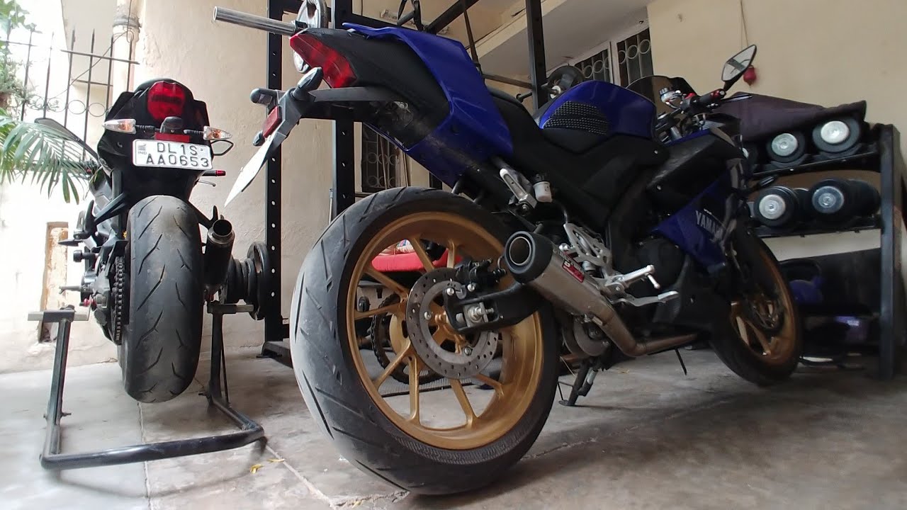 Yamaha R15 V3 Daytona Exhaust With DB Killer Sounds Like An Auto, BUT...