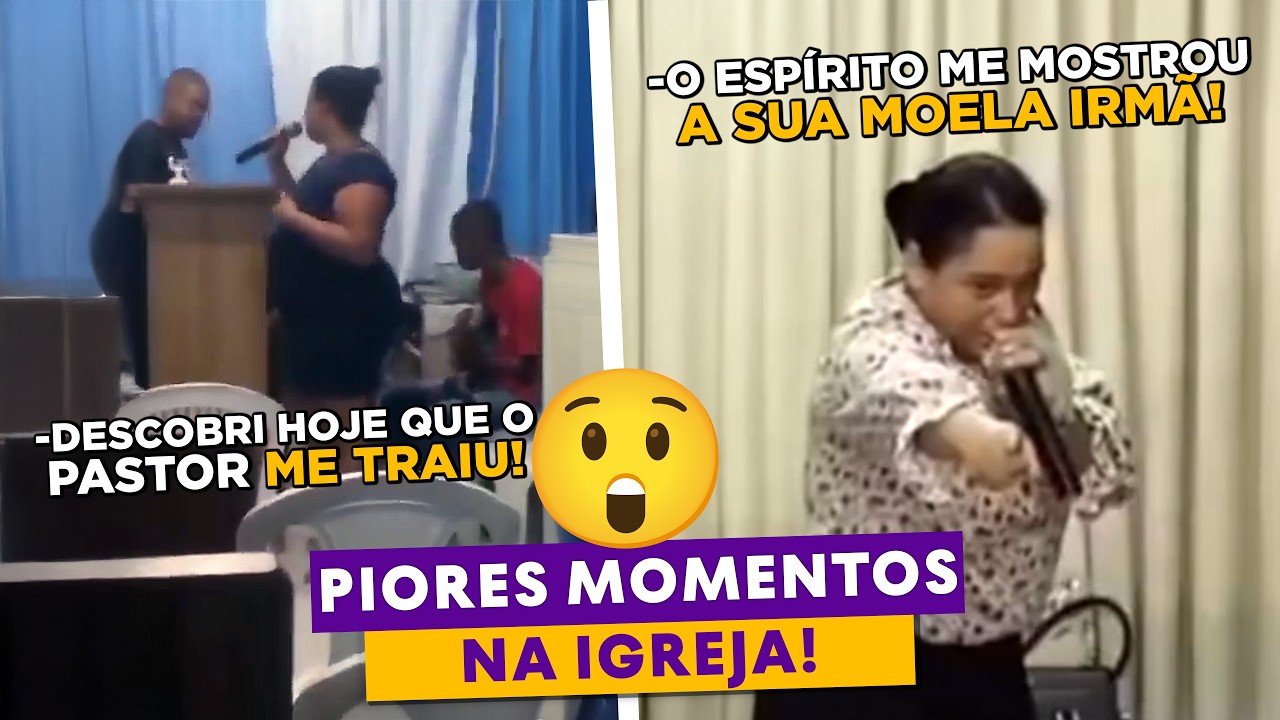 PIORES MOMENTOS NA IGREJA! #3 ⛪