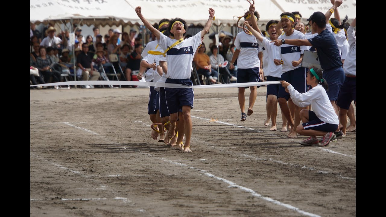 2019　大島高校体育祭・ムカデ競争