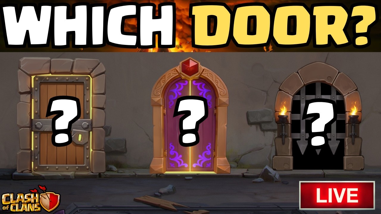 FIRST DOOR UNLOCKED for the Unleash The Duke Event! Which One is RIGHT? (Clash Of Clans LIVE)
