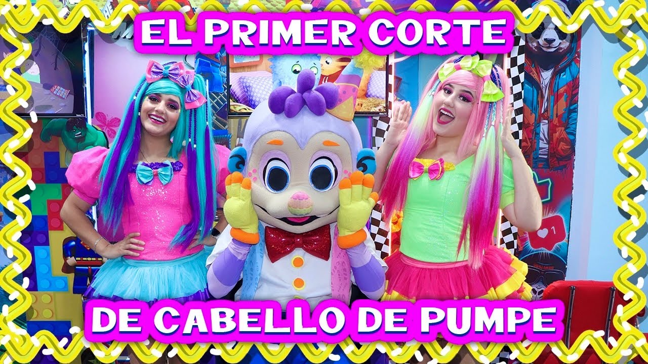 PRIMER CORTE DE CABELLO DE PUMPE / SHOW PIEDRA PAPEL O TIJERA / SALÓN DE BELLEZA / CAMBIO DE LOOK
