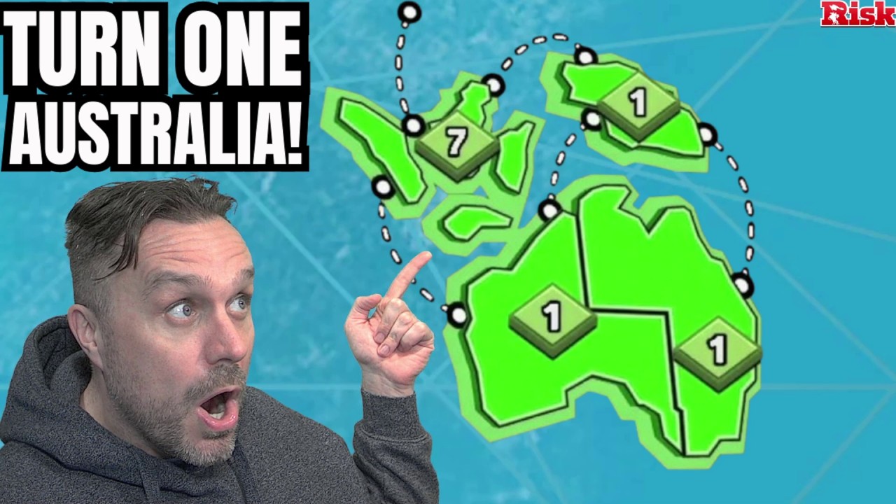 I scooped Australia on turn one!