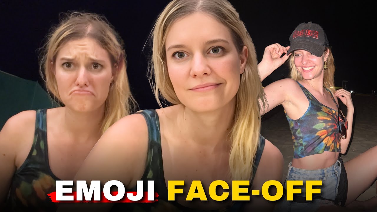 My German Friend DESTROYED Me in the Emoji Challenge! 😱 @lizlaz_tv