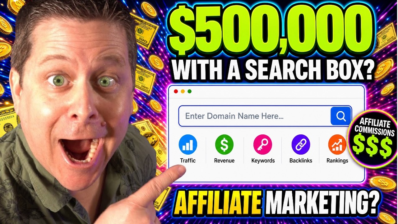 Простой поисковик + партнерские ссылки = $500 000? Мой метод на 100% на базе ИИ!