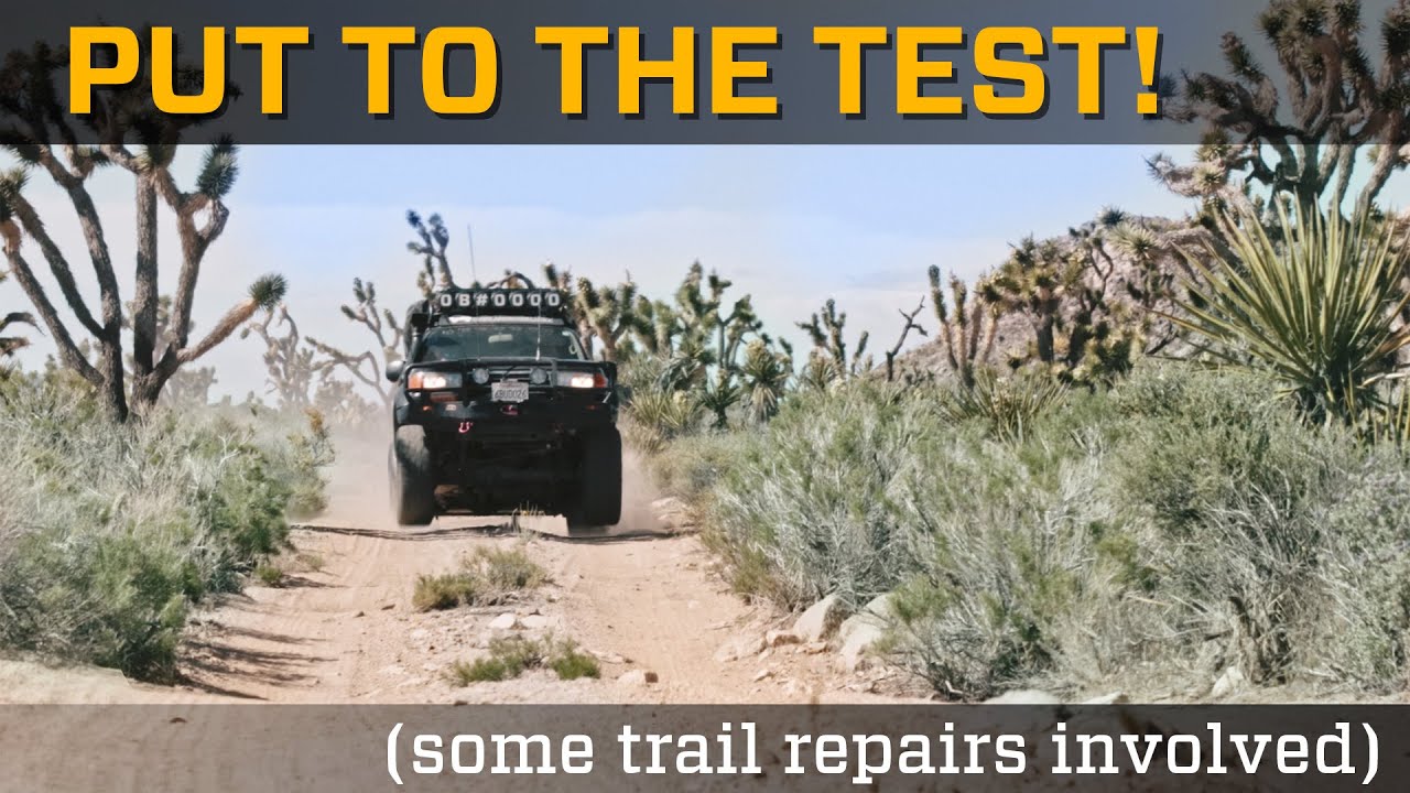 Put to the Test...some trail repairs involved.