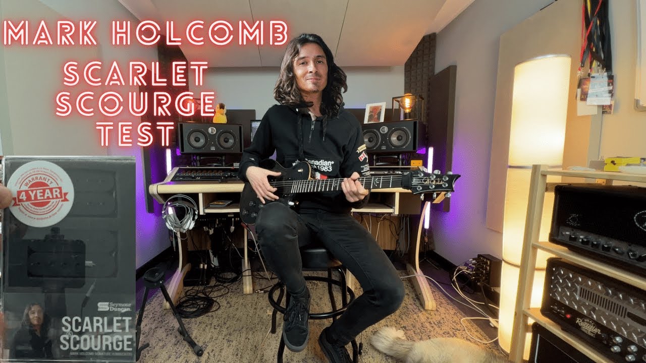Mark Holcomb pickup set Scarlet Scourge by Seymour Duncan TEST
