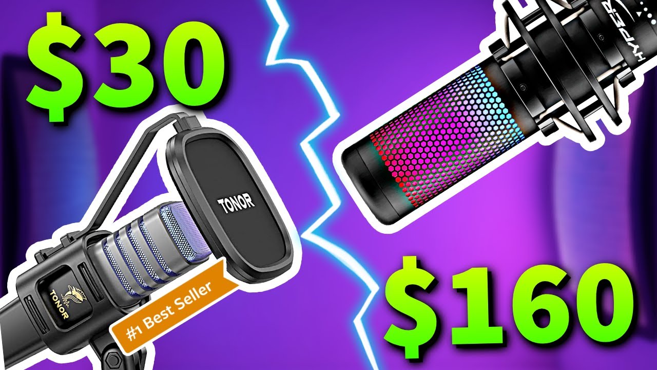 $30 Tonor TC30 vs. $160 HyperX Quadcast: The Hard Truth