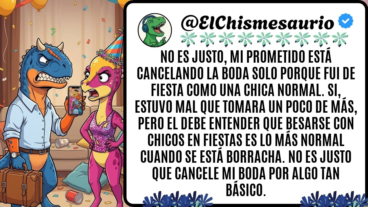 No es justo, mi prometido está cancelando la boda solo porque fui de fiesta como una chica