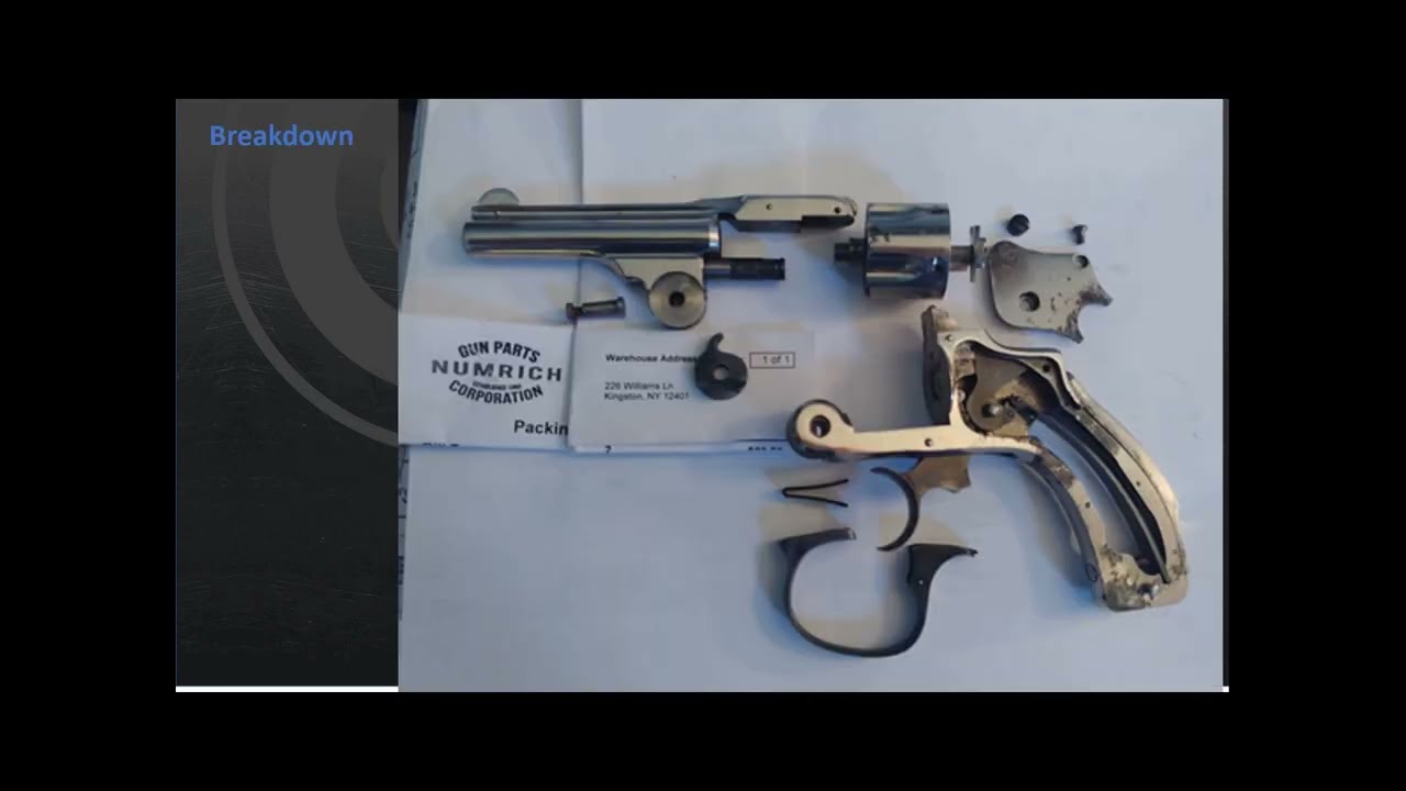 Disassemble and Repair of a Smith and Wesson .32 cal Hammerless Pistol