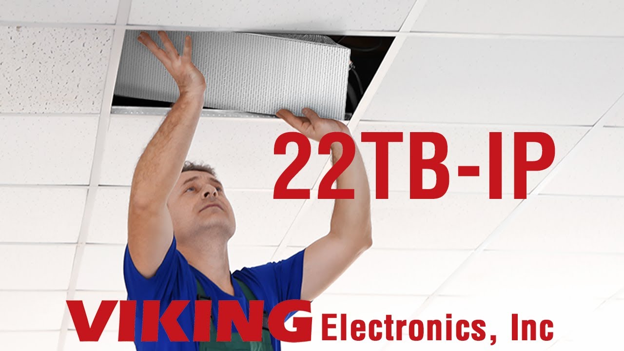 22TB-IP SIP Talk-back Paging Speaker - Viking Electronics