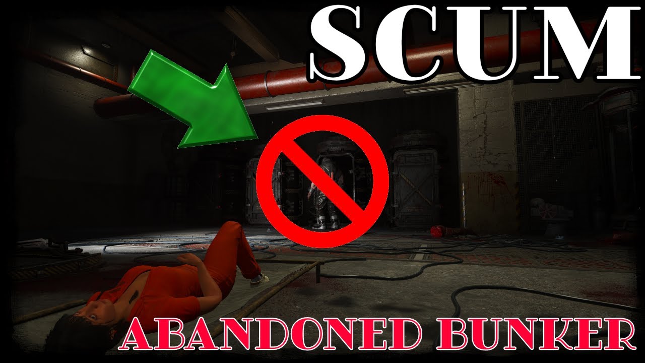 Scum 0.95 Abandoned bunker How to remove Mr.Brenner and Razors!!!