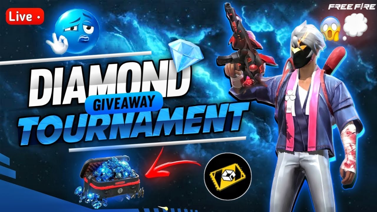FREE FIRE LIVE DIAMOND GIVEWAY CUSTOM OPEN NOW ALL SERVER