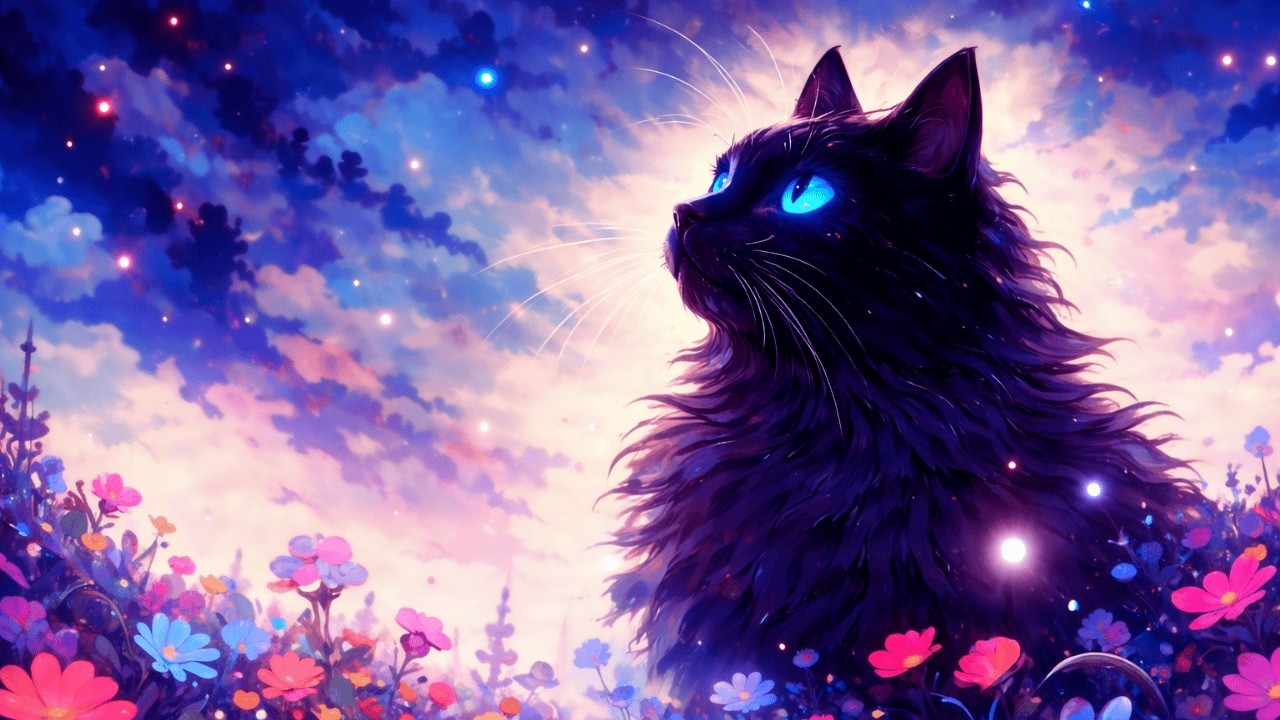 The Nights You Don’t See Are Vivid🐾 ｜Relax with My Cat Lo-fi for Sleep💤