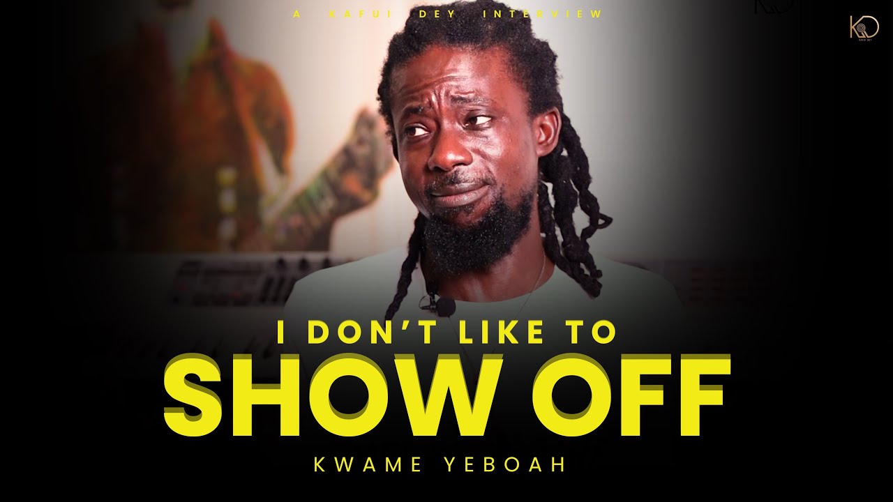 Awards don't mean much to me | Kafui Dey interviews Kwame Yeboah