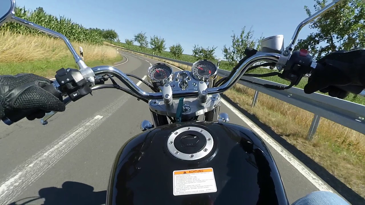 Hyosung Aquila GV 250 i kleine Ausfahrt im Muldental gv