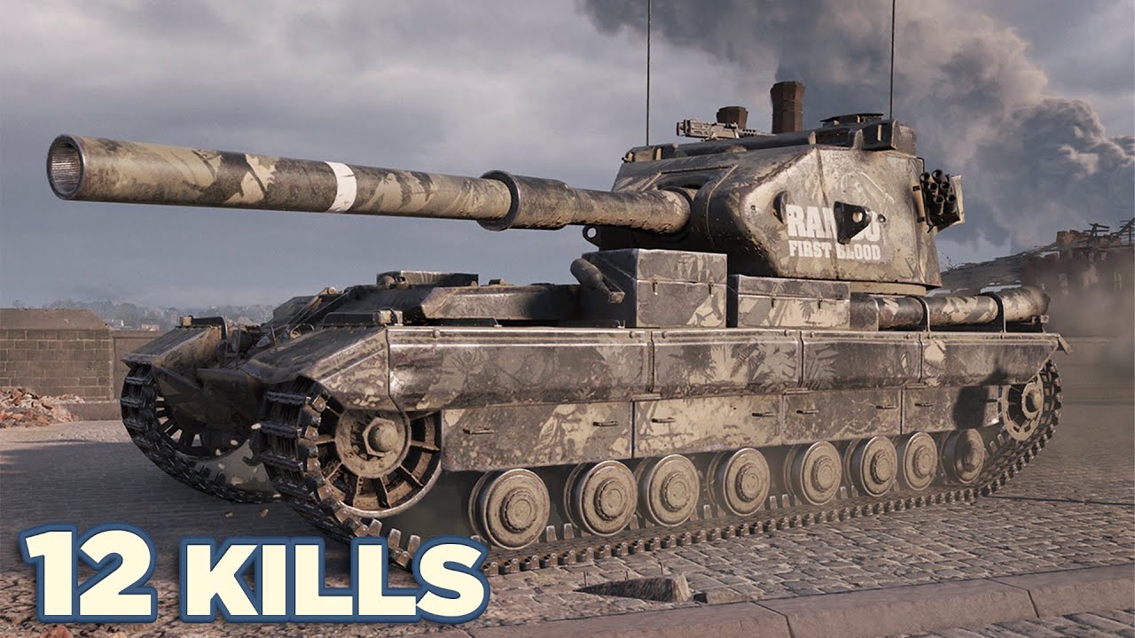 FV215b (183) • 13 Выстрелов 12 Фрагов • World of Tanks