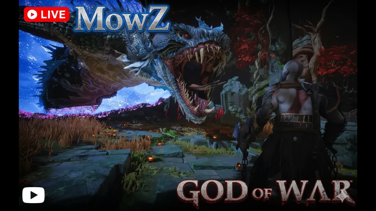 KRATOS IS BACK! 🪓 | God of War 100% Walkthrough | MowZ IS LIVE