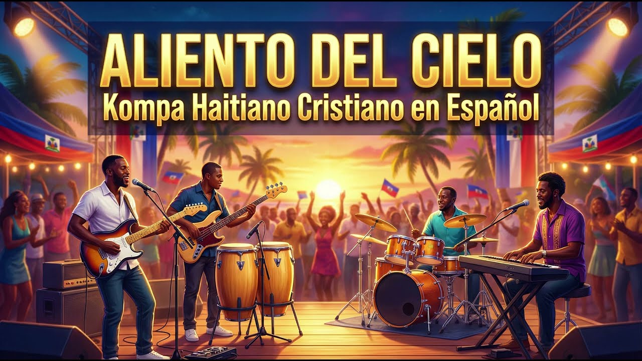 KOMPA HAITIANO CRISTIANO EN ESPAÑOL PARA LA ADORACION DE NUESTRO REY JESUS.