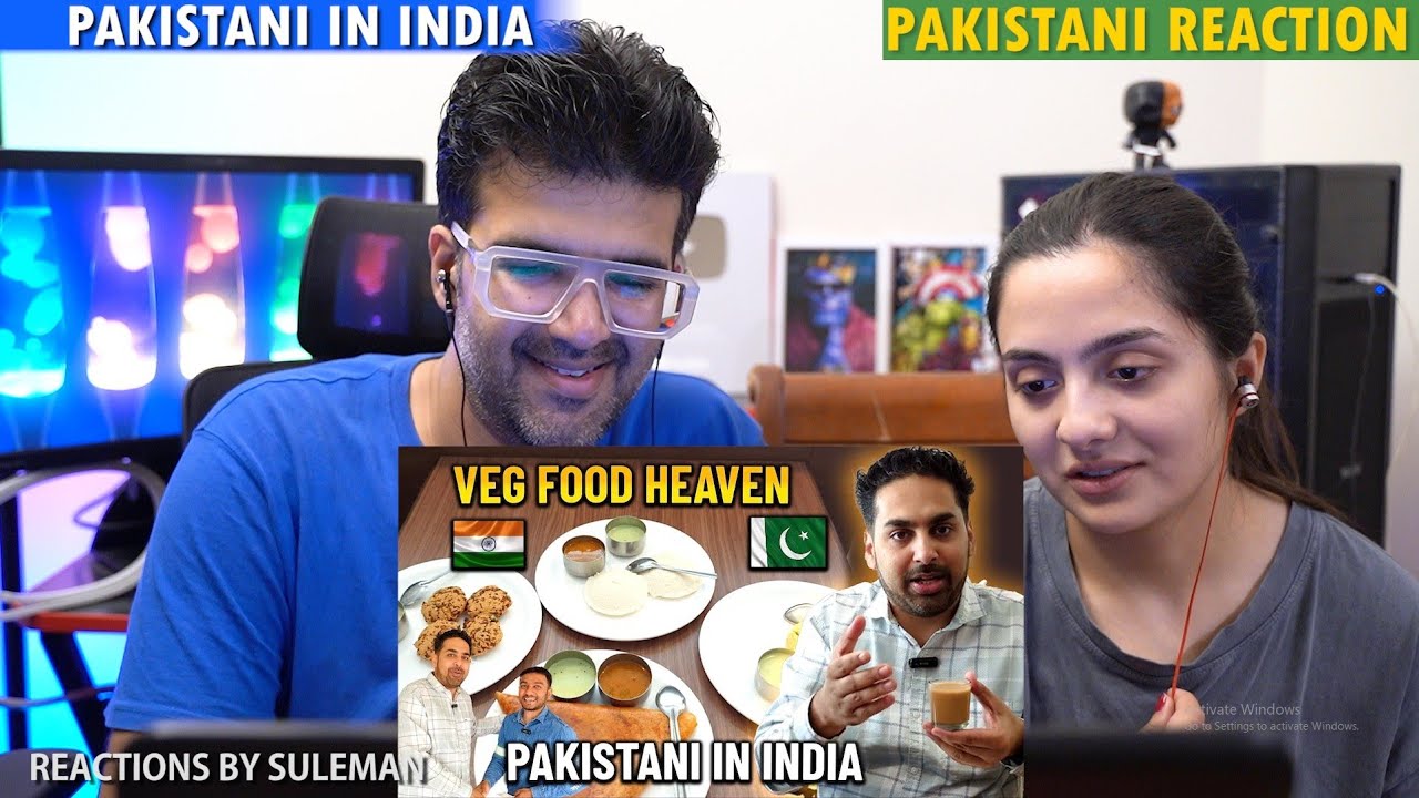Pakistani Couple Reacts To Veg Food Breakast At Sukh Sagar | Pakistani In India | Bengaluru