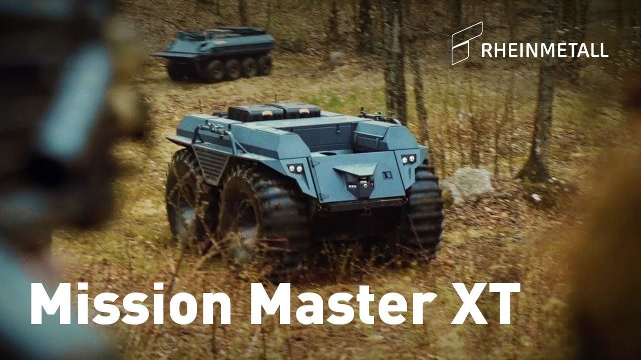 Rheinmetall Mission Master XT | New Autonomous Unmanned Ground Vehicle