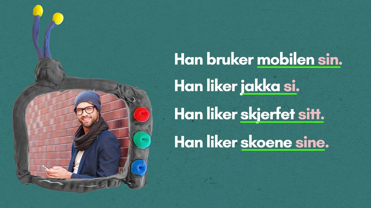 Refleksive Eiendomsord: Bokmål