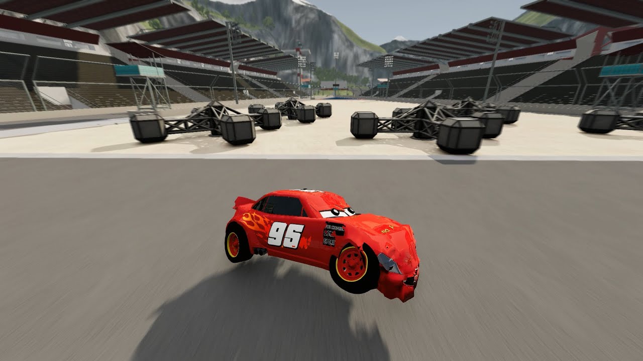 BeamNG Hard Crash: Full Brake Check Experiment #beamng #gaming #crash