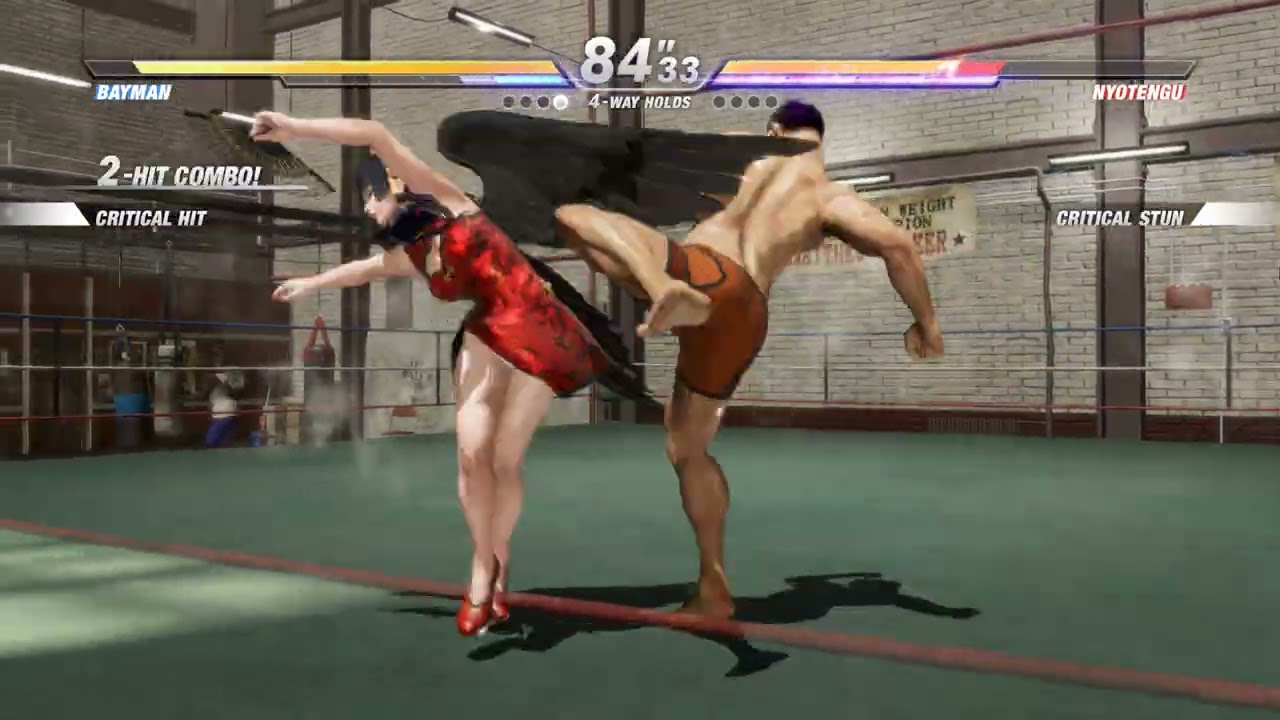 Bayman vs Nyotengu Dead or alive 6 Gameplay 