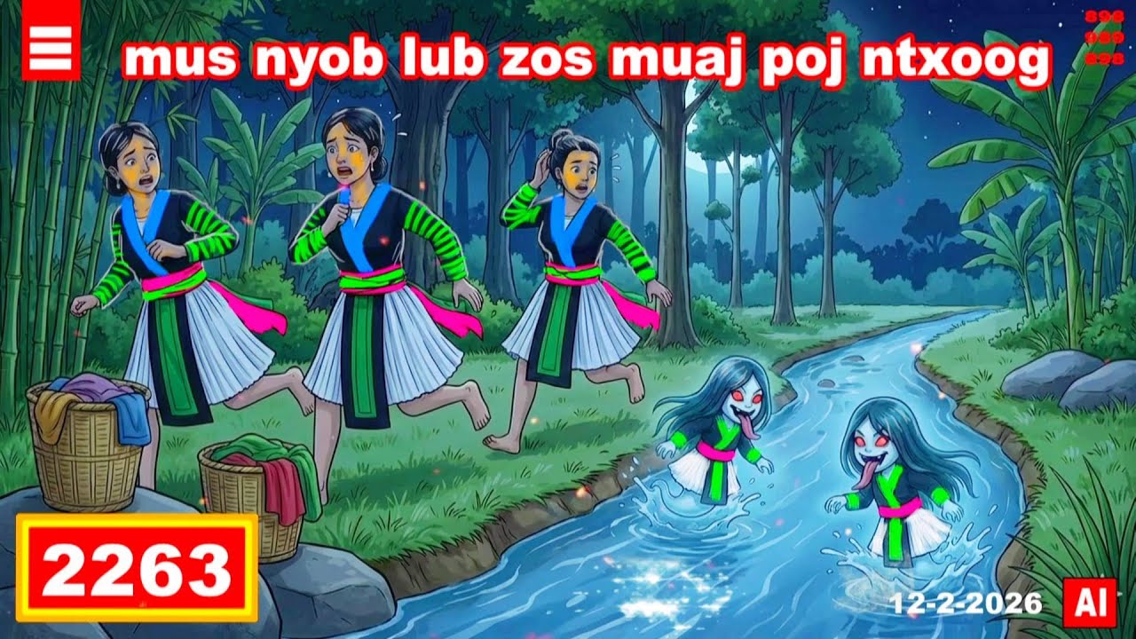 dab hais hmoob - 2263 - 12-2-2026 mus nyob lub zos muaj dab, หมู่บ้านเก่า, The Old Village.
