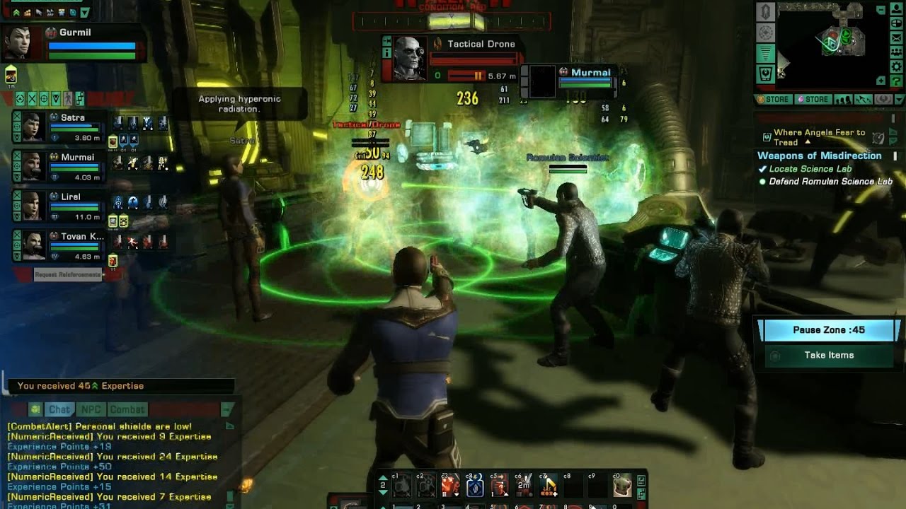 Romulans vs the Borg,  I.R.W. Areinnye, Where Angels Fear To Tread - Star Trek Online