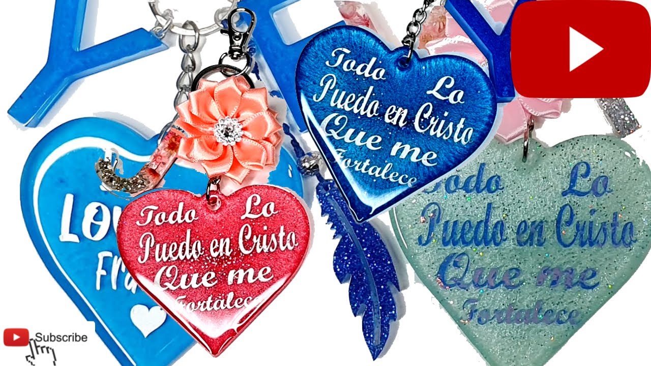 COMO HACER LLAVEROS CON RESINA PERSONALIZADOS
