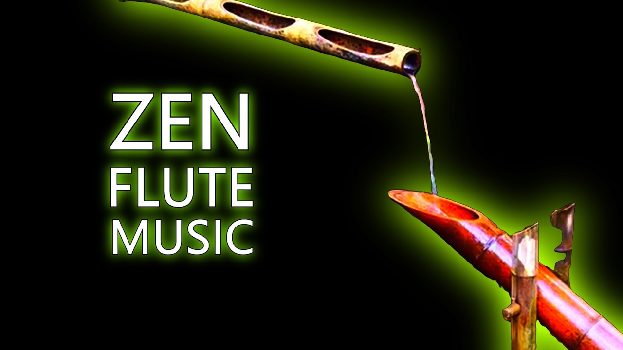 Zen Flute Music for Relaxation with Bamboo Water Fountain