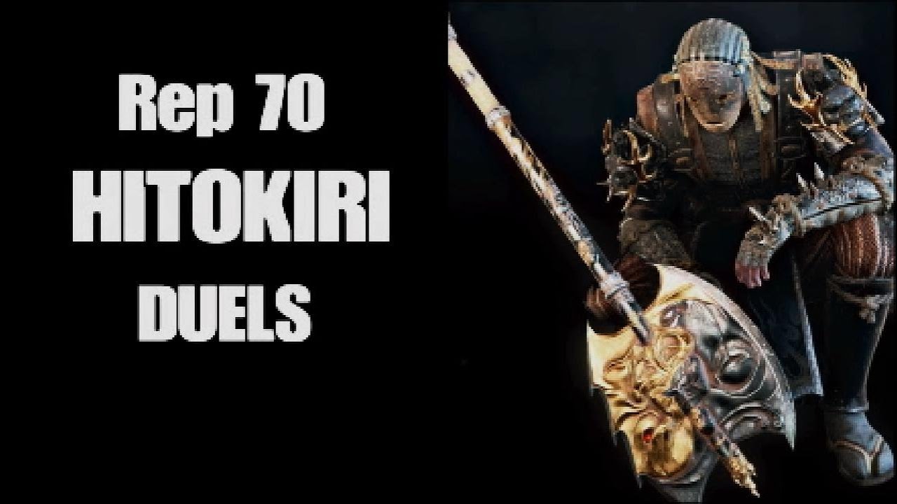 For Honor Rep 70 Hitokiri Duels, This dude still a monster