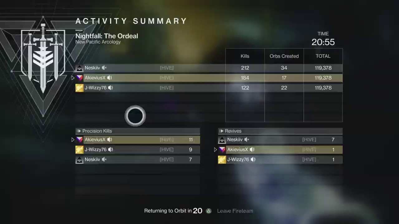 Clan 1050 nightfall