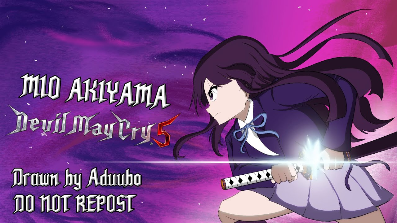 K-ON! Mio Akiyama in Devil May Cry 5 Mod