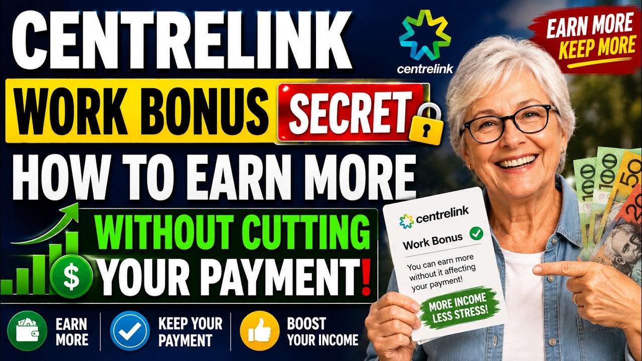 🚨 Centrelink Work Bonus Secret | How To Earn More Without Cutting Your Payment