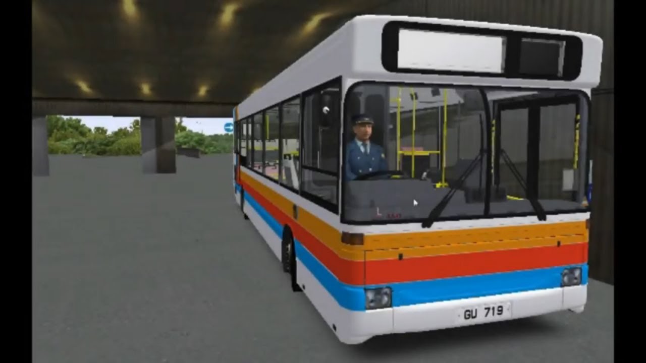 Omsi 2 Driving the Dennis Dart AA49 on Bristol Airport