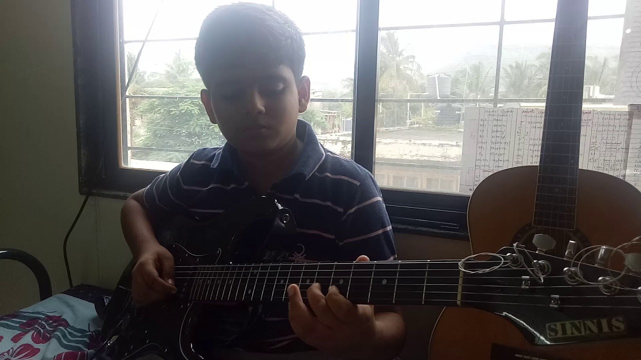 National Anthem Electric Guitar Cover By Aditya Bhosale | Sargam Palace | Satara |