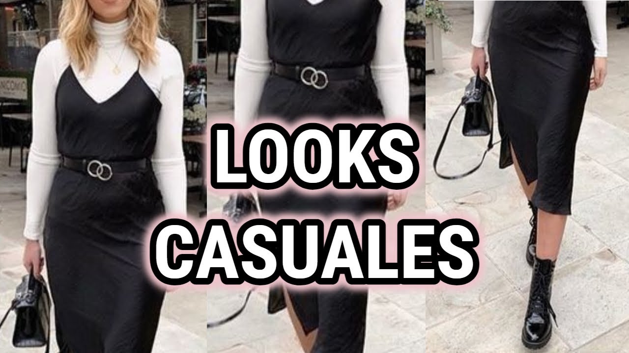 LOOKS CASUALES/ OUTFITS COMBINACIONES Y CONJUNTOS DE ROPA DE ESTILO CASUAL/ROPA DE MODA CON ESTILO