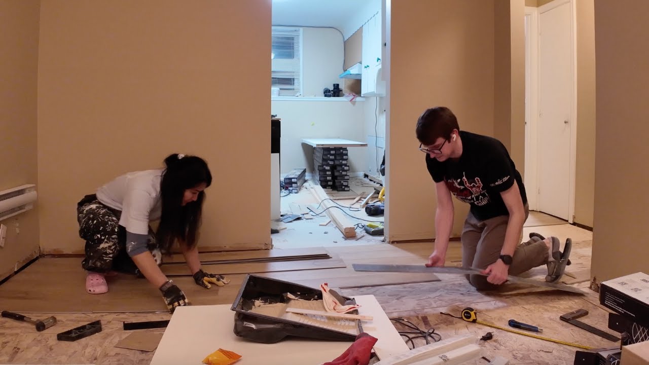 Installing Costco Flooring With ZERO Experience (What Could Go Wrong?)