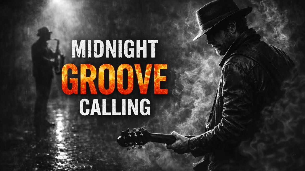 Midnight Groove Calling | Groovy Blues Rock Boogie (Sax & Piano)