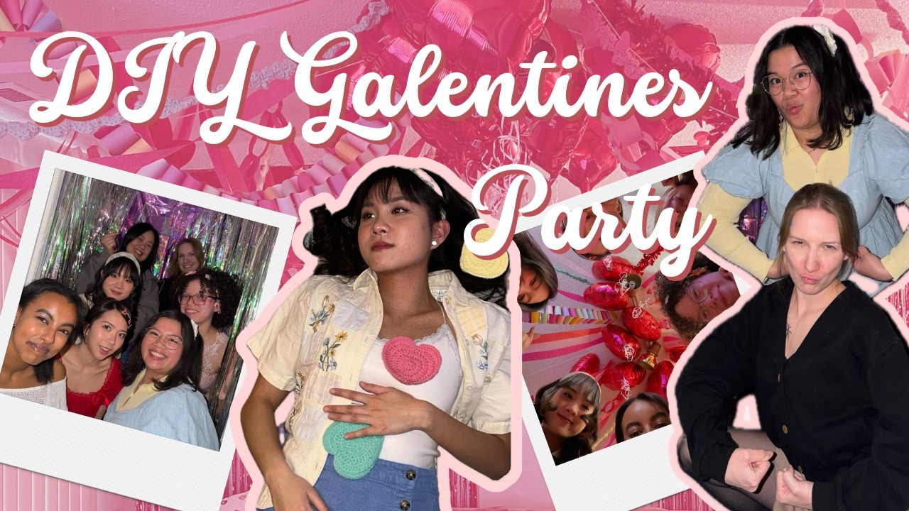 ♡ DIY Galentines Party ♡ (DECOR, FOOD, AND GAMES)