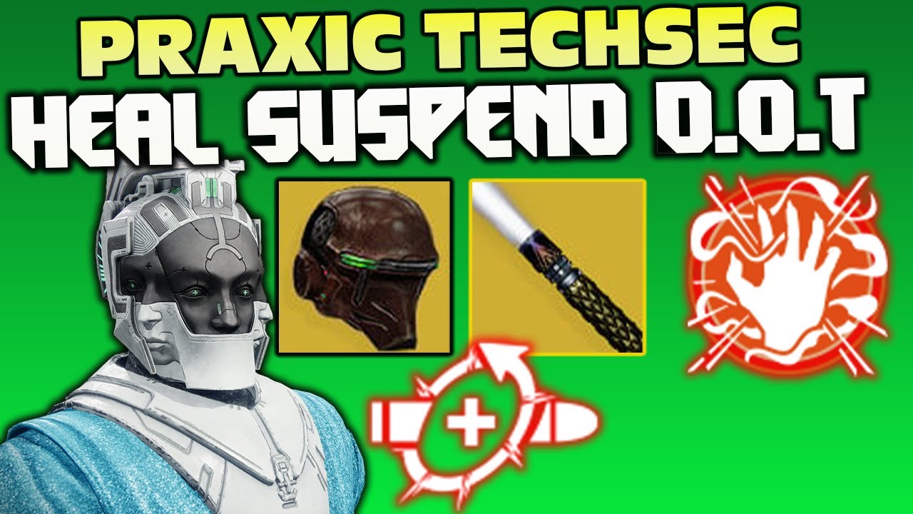 This Praxic Blade Deimosuffusion Build Is Stupid! Suspend Heal Deflect Techsec - Destiny 2 Renegades