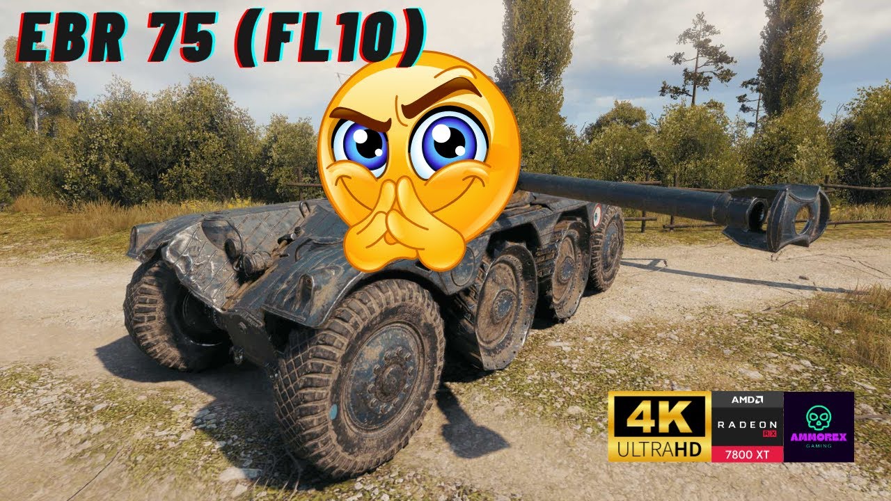 Panhard EBR 75 - Malinovka - World of Tanks Game Play - 4K UHD - 7800xt